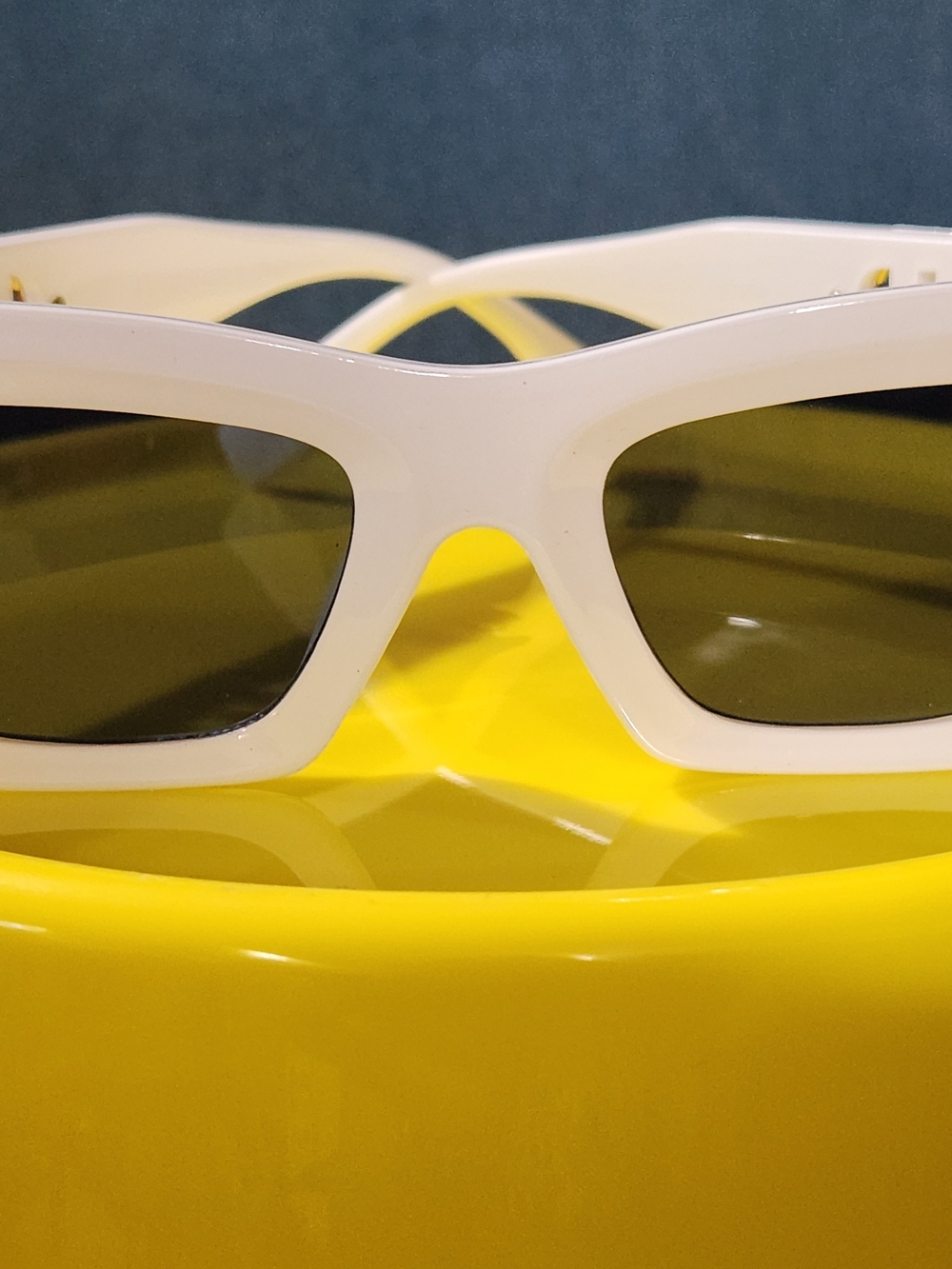 White Frame Sunglasses